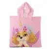 Hupullinen ponchopyyhe The Paw Patrol Pinkki 55 x 77 cm