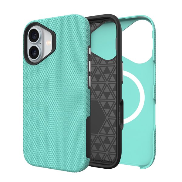 Perfectionists Triangle Mag Case iPhone 16 green
