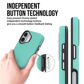 Perfectionists Triangle Mag Case iPhone 16 green