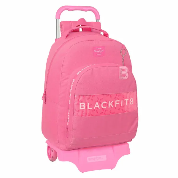 Reppu pyörillä BlackFit8 Glow up Pinkki (32 x 42 x 15 cm)