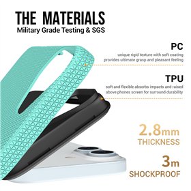 Perfectionists Triangle Mag Case iPhone 16 green