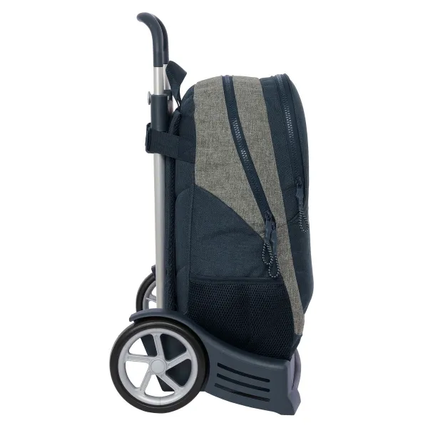 Reppu pyörillä Kappa Dark navy Harmaa Laivastonsininen 32 x 44 x 16 cm