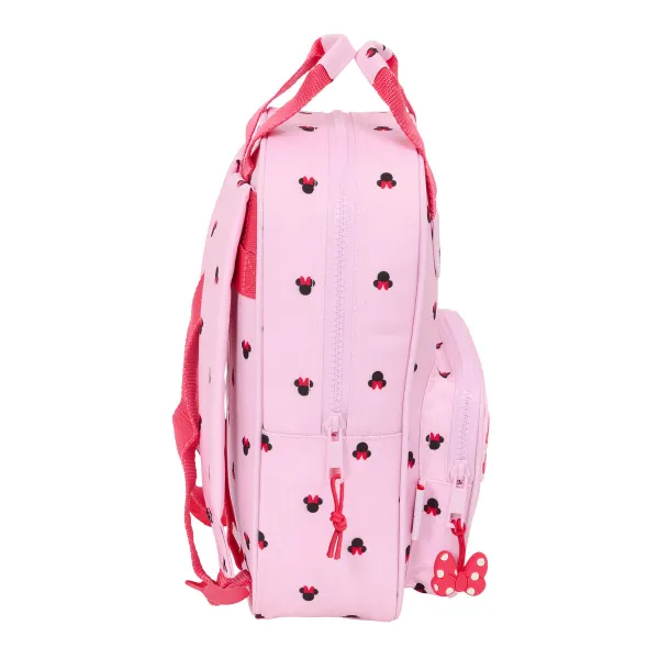 School Bag Minnie Mouse Naive Pink 20 x 28 x 8 cm