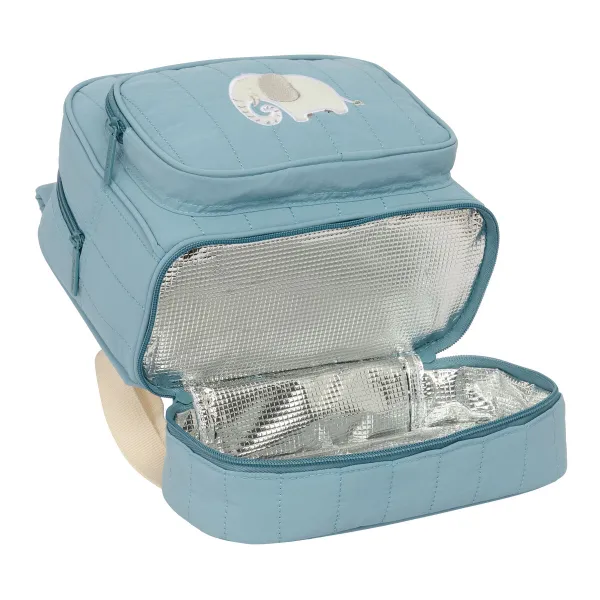 School Bag Safta Elefante Blue 22 x 27 x 10 cm