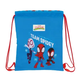 Kuprinė su virvutėmis Spider-Man Mėlyna Raudona 26 x 34 x 1 cm