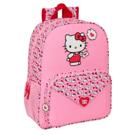 Mokyklinis krepšys Hello Kitty Rožinė 33 x 42 x 14 cm