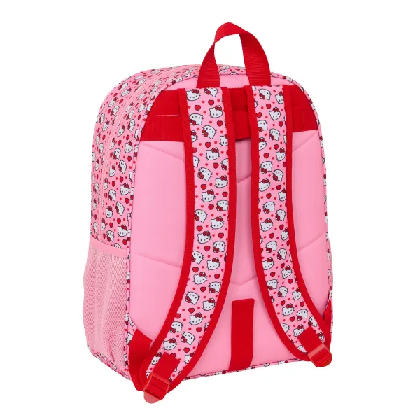 Kooliseljakott Hello Kitty Roosa 33 x 42 x 14 cm