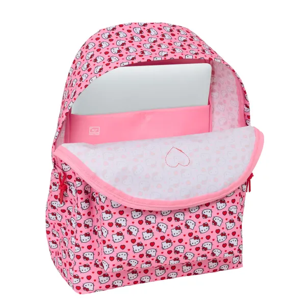 Kooliseljakott Hello Kitty Roosa 31 x 43 x 13 cm