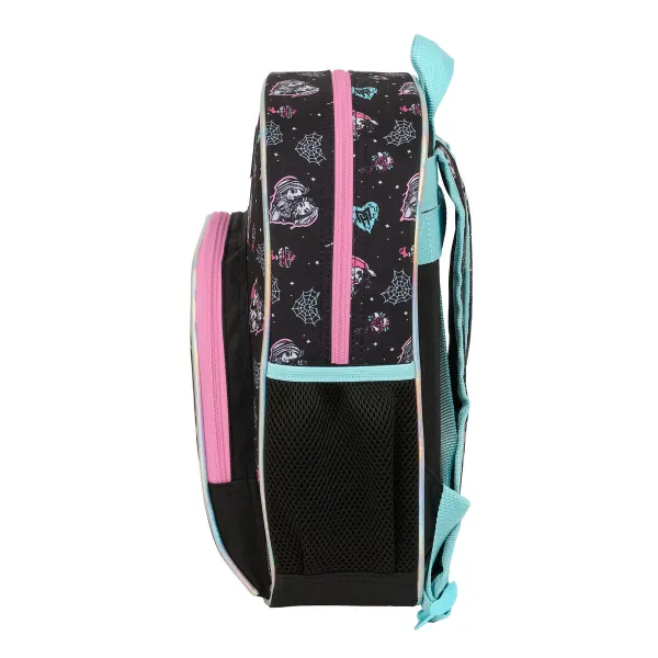 School Bag Monster High Black 28 x 34 x 10 cm