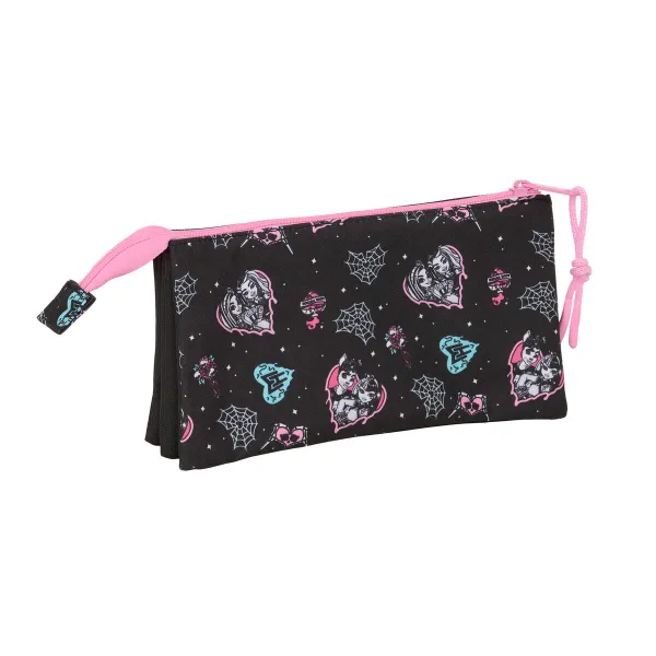 Ceļasoma Monster High Melns 22 x 12 x 3 cm