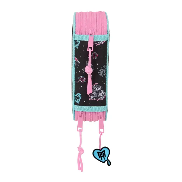 Ceļasoma Monster High Melns 12,5 x 19,5 x 5,5 cm 37 Daudzums
