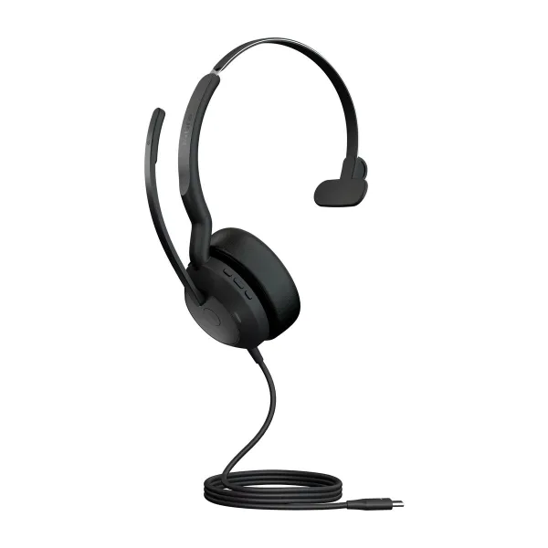 Austiņas ar Mikrofonu Jabra Evolve2 Melns