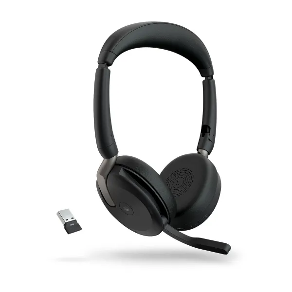 Bluetooth Austiņas ar Mikrofonu Jabra Evolve2 65 Flex Melns