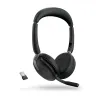 Bluetooth Austiņas ar Mikrofonu Jabra Evolve2 65 Flex Melns
