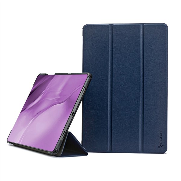 Case Reach Smart Leather Lenovo Tab M10 Plus 3rd Gen TB125FU/TB128FU/TB128XU 10.6 dark blue