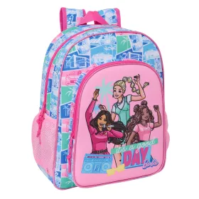 Mokyklinis krepšys Barbie Spalvotas 32 x 38 x 12 cm