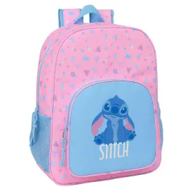 Mokyklinis krepšys Lilo & Stitch Bright Rožinė 33 x 42 x 14 cm