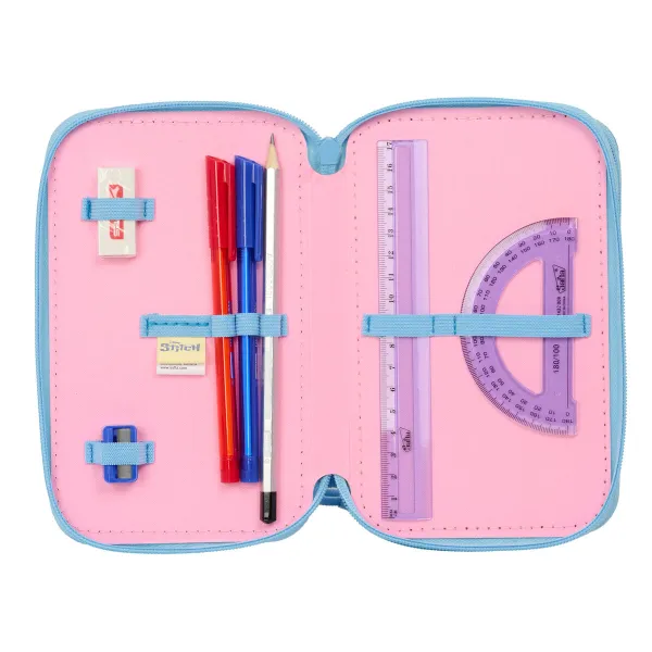 Ceļasoma Lilo & Stitch Bright Gaiši Rozā 12,5 x 19,5 x 5,5 cm 37 Daudzums