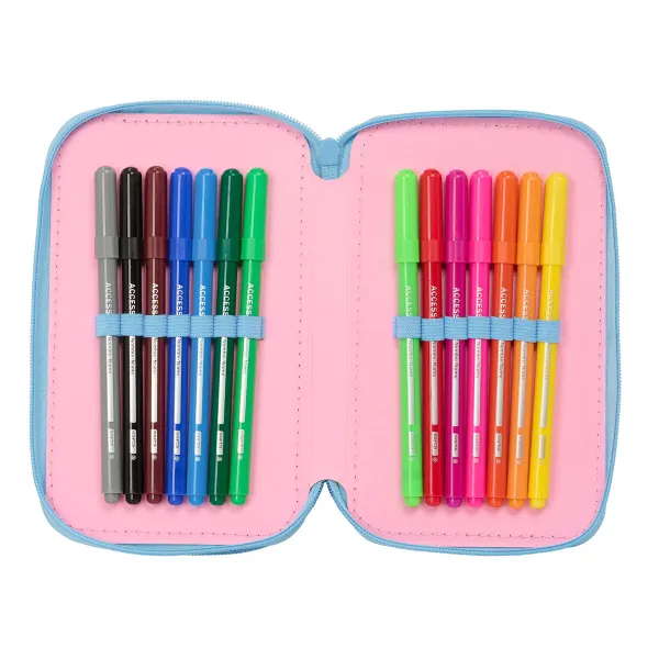 Ceļasoma Lilo & Stitch Bright Gaiši Rozā 12,5 x 19,5 x 5,5 cm 37 Daudzums