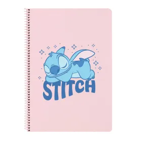 Rengaskansio Lilo & Stitch Ohana Sininen Vaaleanpunainen A4 21.5 x 31 x 1 cm