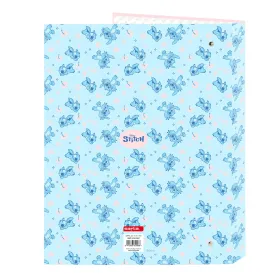 Rengaskansio Lilo & Stitch Ohana Sininen Vaaleanpunainen A4 26.5 x 33 x 4 cm