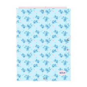 Rengaskansio Lilo & Stitch Ohana Sininen Vaaleanpunainen A4 26 x 33.5 x 2.5 cm