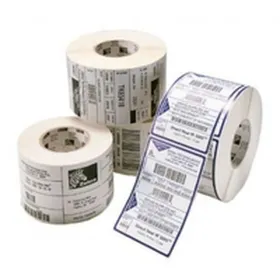 Printer Labels Zebra 880368-025 Silver Metallic