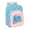 School Bag Lilo & Stitch Ohana Light Blue Light Pink 26 x 34 x 11 cm
