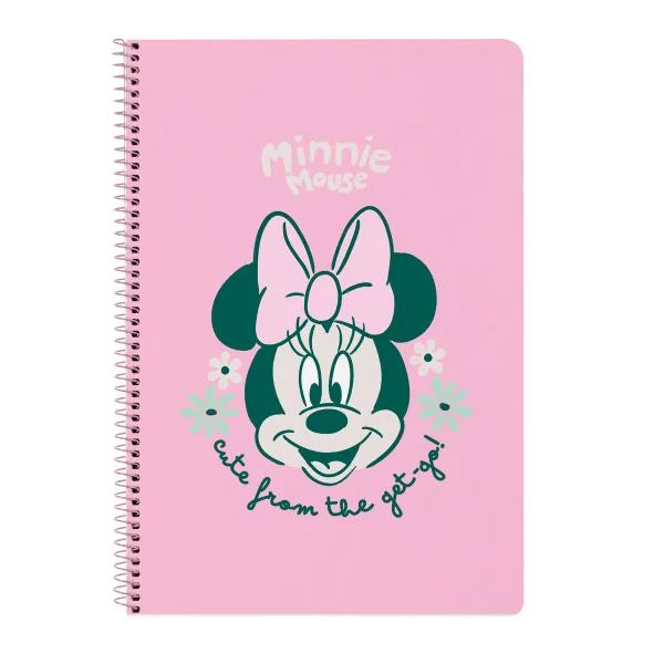 Rengaskansio Minnie Mouse Minty Pinkki A4 21.5 x 31 x 1 cm