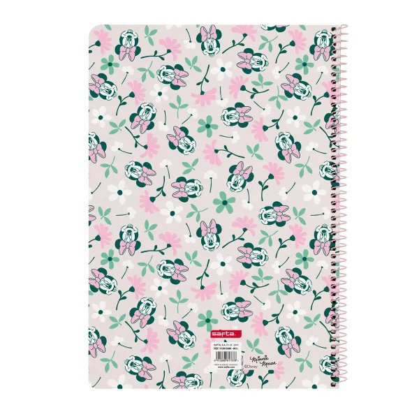 Rengaskansio Minnie Mouse Minty Pinkki A4 21.5 x 31 x 1 cm