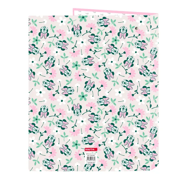 Rengaskansio Minnie Mouse Minty Pinkki A4 26.5 x 33 x 4 cm