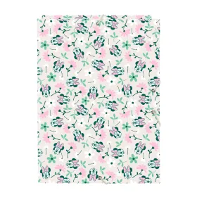 Ring binder Minnie Mouse Minty Pink A4 26 x 33.5 x 2.5 cm