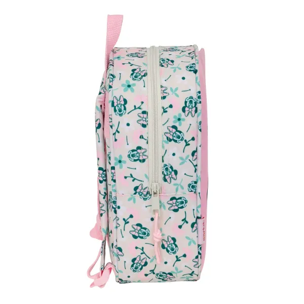 School Bag Minnie Mouse Minty Pink 22 x 27 x 10 cm