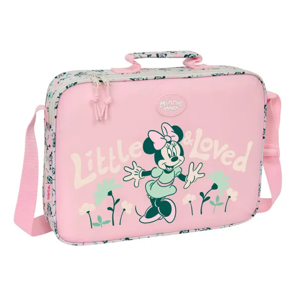 Koululaukku Minnie Mouse Minty Pinkki 38 x 28 x 6 cm