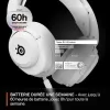 Ausinės su mikrofonu SteelSeries Arctis Nova 5X Balta
