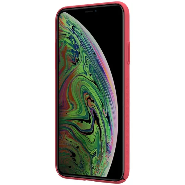 Nillkin Super Frosted Shield - Case for Apple iPhone 11 Pro z wyciêciem na logo (Bright Red)