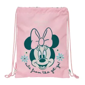 Kuprinė su virvutėmis Minnie Mouse Minty Rožinė 26 x 34 x 1 cm