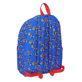 Mokyklinis krepšys Mickey Mouse Clubhouse Today Mėlyna 31 x 43 x 13 cm