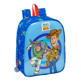 Mokyklinis krepšys Toy Story Good vibes Mėlyna 22 x 27 x 10 cm