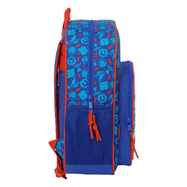 School Bag Cars Multicolour 32 x 38 x 12 cm