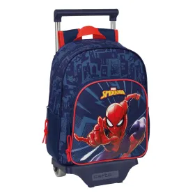 Mokyklinis krepšys Spider-Man Mėlyna 27 x 10 x 67 cm 27 x 33 x 10 cm