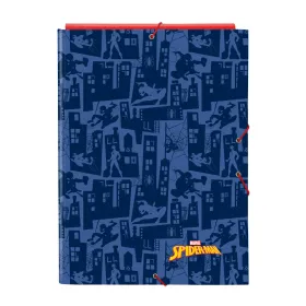 Rengaskansio Spider-Man Sininen A4 26 x 33.5 x 2.5 cm