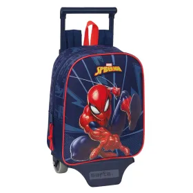 Mokyklinis krepšys Spider-Man Mėlyna 22 x 27 x 10 cm