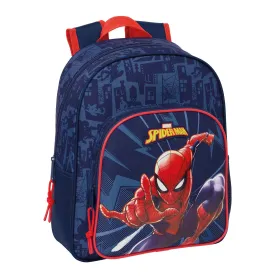 Mokyklinis krepšys Spider-Man Mėlyna 27 x 33 x 10 cm