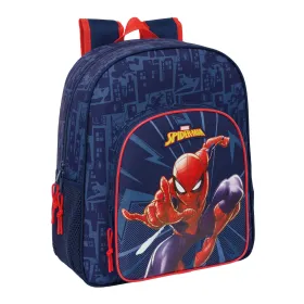 Mokyklinis krepšys Spider-Man Mėlyna 32 x 38 x 12 cm