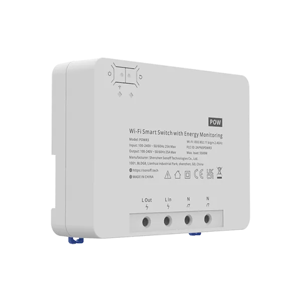 POWR3-195010 WI-FI УМНЫЙ ВЫКЛЮЧАТЕЛЬ С МОНИТОРИНГОМ ЭНЕРГИИ