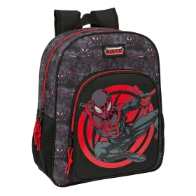 Mokyklinis krepšys Spider-Man Juoda 32 x 38 x 12 cm