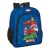 School Bag The Avengers Blue Black 32 x 38 x 12 cm