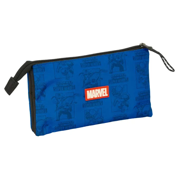 Ceļasoma The Avengers Zils Melns 22 x 12 x 3 cm