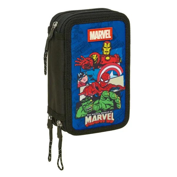 Ceļasoma The Avengers Zils Melns 12,5 x 19,5 x 5,5 cm 37 Daudzums